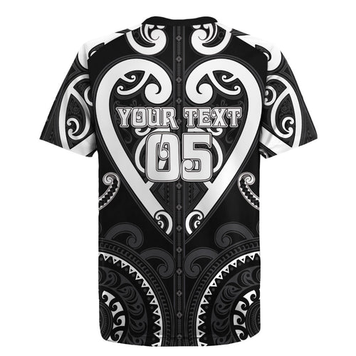 Custom Aotearoa Ngati Raukawa Rugby Jersey Maori Tribal Pattern