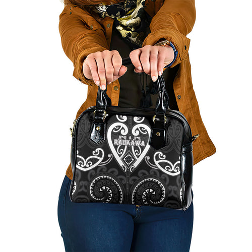 Aotearoa Ngati Raukawa Shoulder Handbag Maori Tribal Pattern