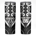 Custom Aotearoa Ngati Raukawa Skinny Tumbler Maori Tribal Pattern