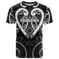Custom Aotearoa Ngati Raukawa T Shirt Maori Tribal Pattern