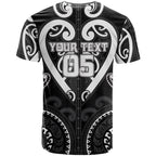 Custom Aotearoa Ngati Raukawa T Shirt Maori Tribal Pattern