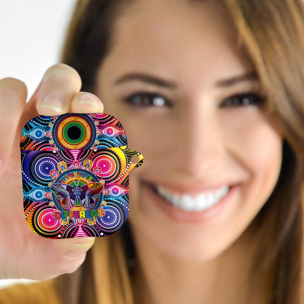 Australia Indigenous Autism Awareness AirPods Case Its Okay To Be Different