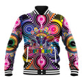 Australia Indigenous Autism Awareness Baseball Jacket Its Okay To Be Different