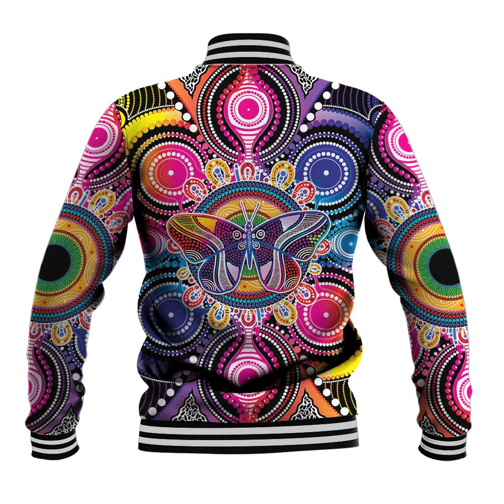 Australia Indigenous Autism Awareness Baseball Jacket Its Okay To Be Different