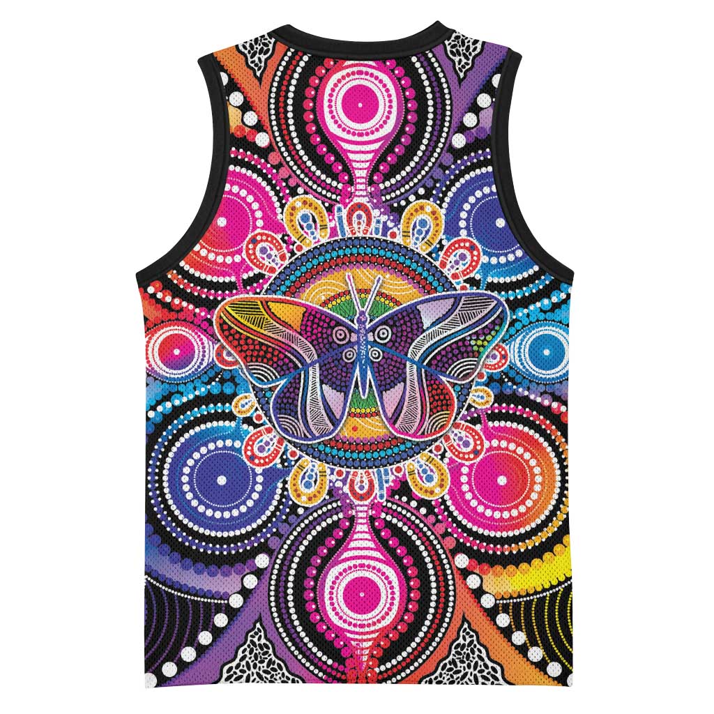Australia Indigenous Autism Awareness Basketball Jersey Its Okay To Be Different
