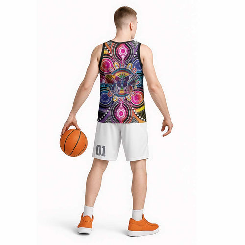 Australia Indigenous Autism Awareness Basketball Jersey Its Okay To Be Different