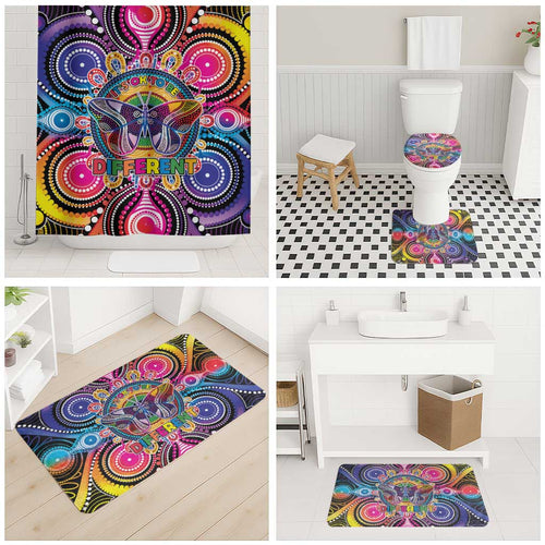 Australia Indigenous Autism Awareness Bathroom Set Its Okay To Be Different