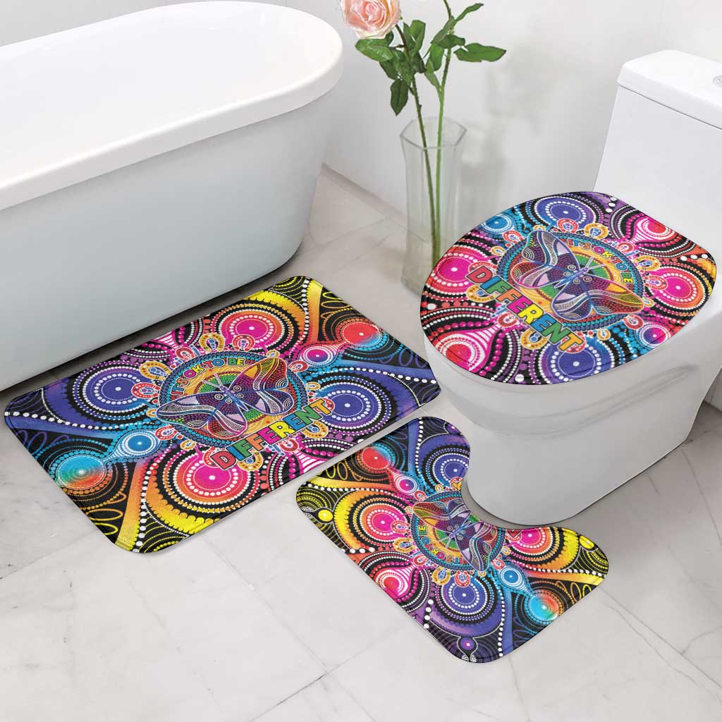 Australia Indigenous Autism Awareness Bathroom Set Its Okay To Be Different