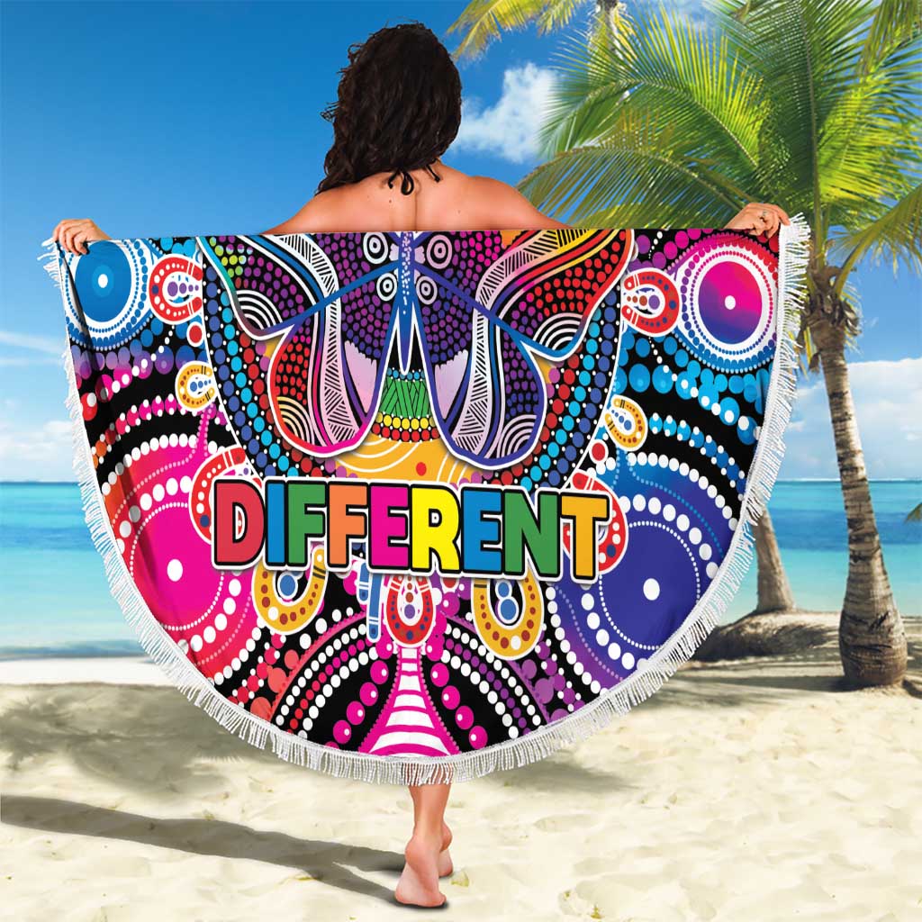 Australia Indigenous Autism Awareness Beach Blanket Its Okay To Be Different