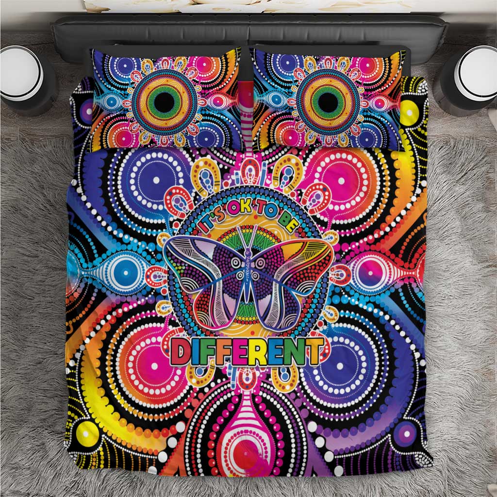 Australia Indigenous Autism Awareness Bedding Set Its Okay To Be Different