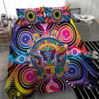 Australia Indigenous Autism Awareness Bedding Set Its Okay To Be Different