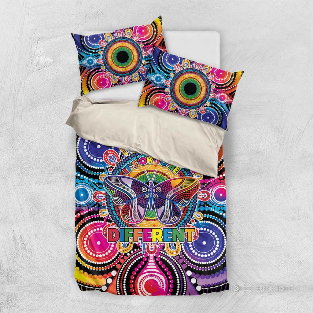 Australia Indigenous Autism Awareness Bedding Set Its Okay To Be Different