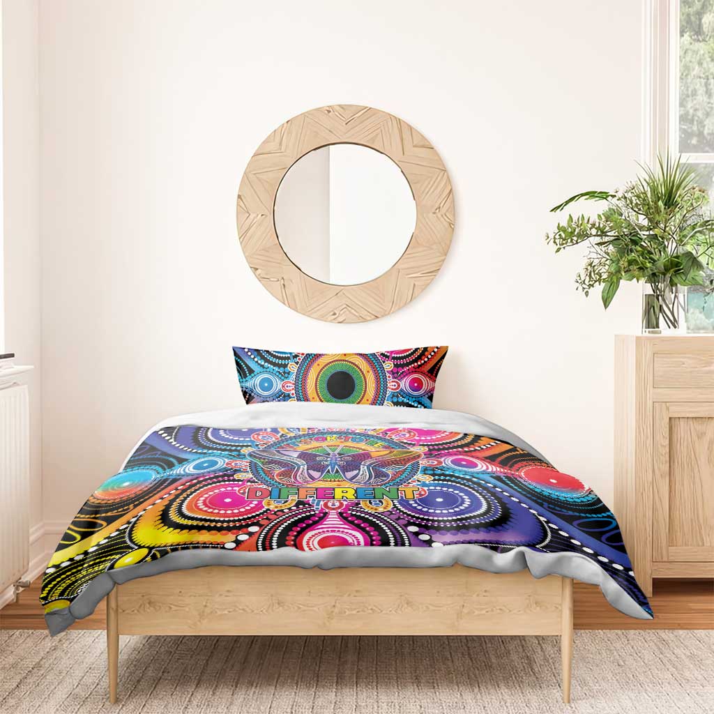 Australia Indigenous Autism Awareness Bedding Set Its Okay To Be Different