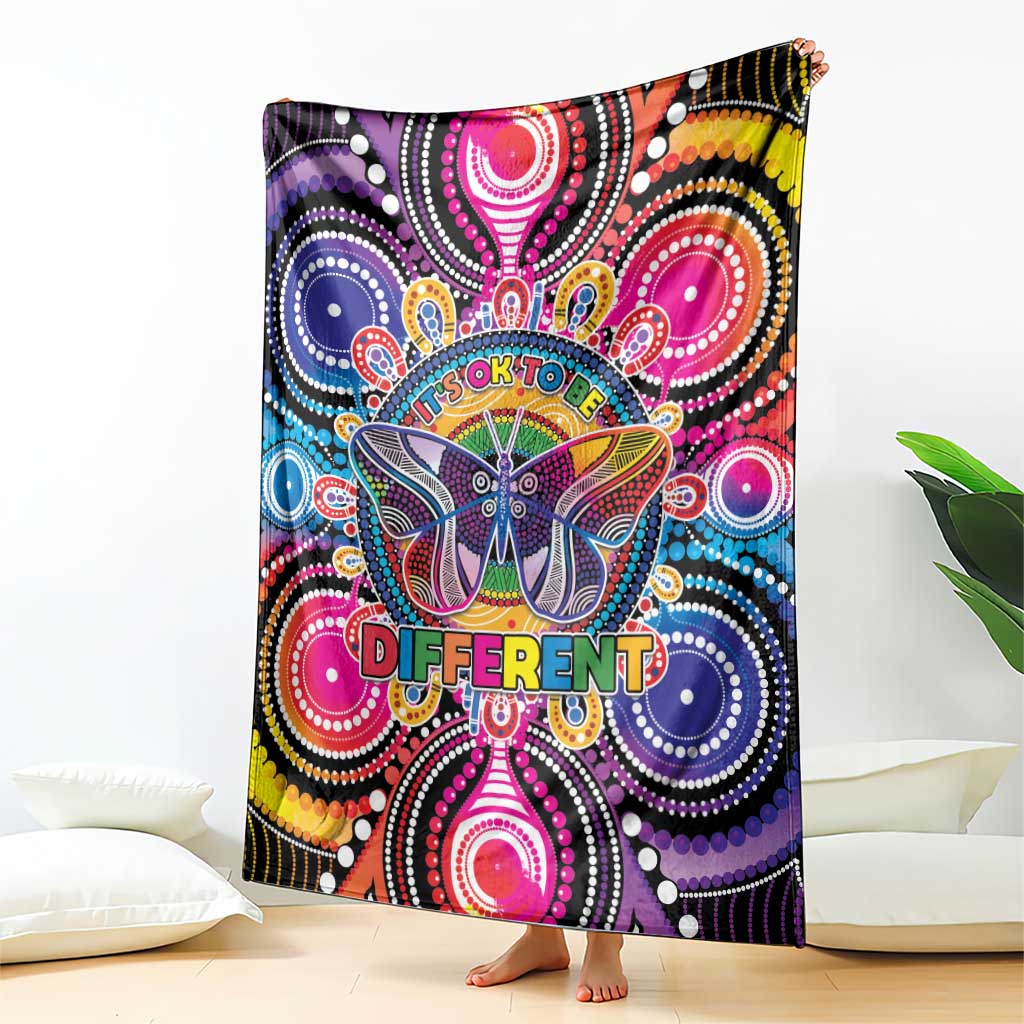 Australia Indigenous Autism Awareness Blanket Its Okay To Be Different