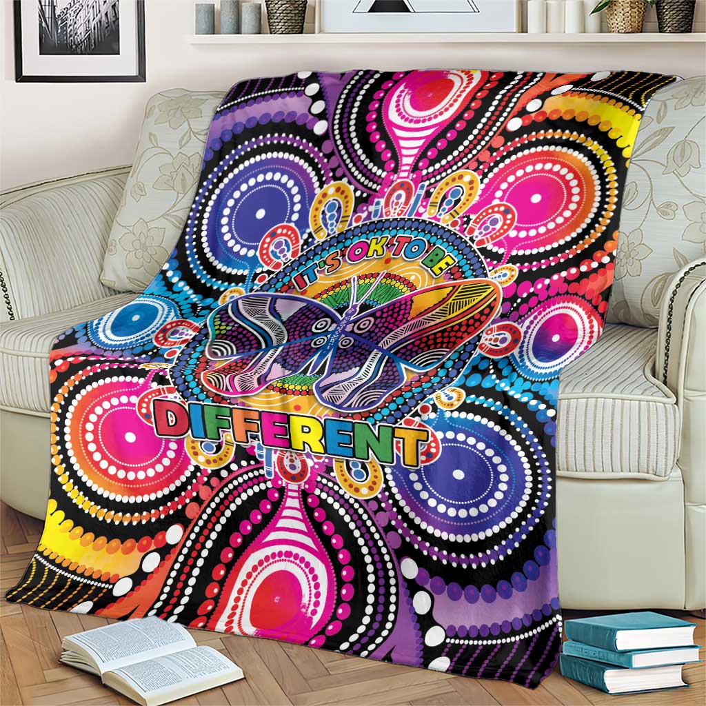 Australia Indigenous Autism Awareness Blanket Its Okay To Be Different