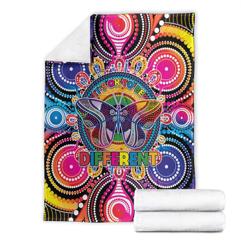Australia Indigenous Autism Awareness Blanket Its Okay To Be Different