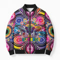 Australia Indigenous Autism Awareness Bomber Puffer Jacket Its Okay To Be Different