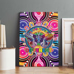 Australia Indigenous Autism Awareness Canvas Wall Art Its Okay To Be Different