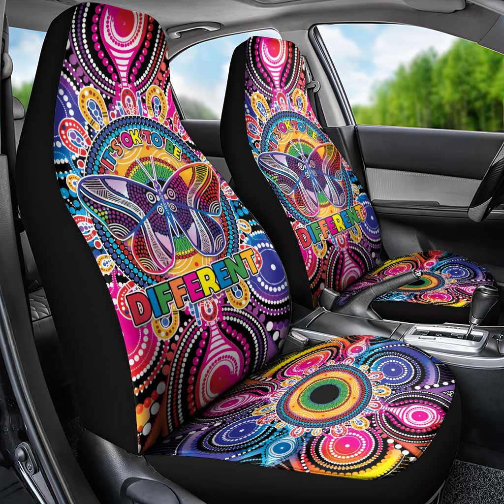 Australia Indigenous Autism Awareness Car Seat Cover Its Okay To Be Different