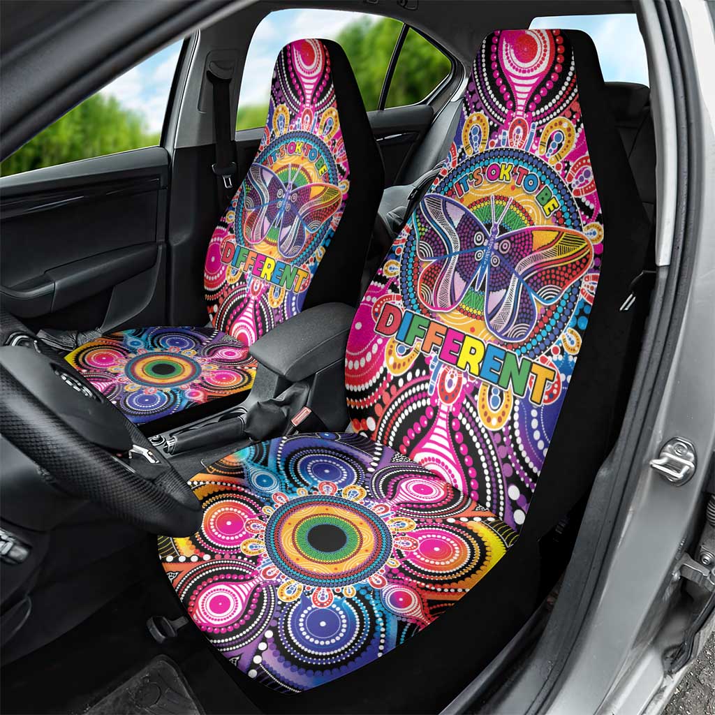 Australia Indigenous Autism Awareness Car Seat Cover Its Okay To Be Different