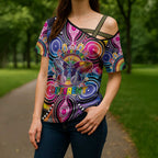 Australia Indigenous Autism Awareness Cross Shoulder Shirt Its Okay To Be Different