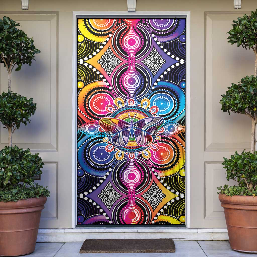 Australia Indigenous Autism Awareness Door Cover Its Okay To Be Different