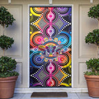 Australia Indigenous Autism Awareness Door Cover Its Okay To Be Different