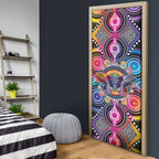 Australia Indigenous Autism Awareness Door Cover Its Okay To Be Different