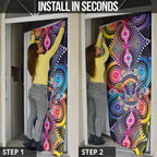 Australia Indigenous Autism Awareness Door Cover Its Okay To Be Different