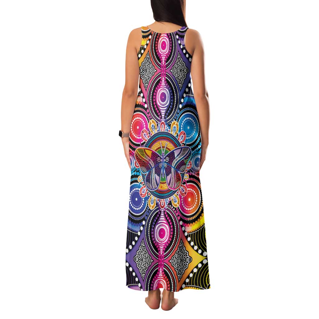 Australia Indigenous Autism Awareness Family Matching Tank Maxi Dress and Hawaiian Shirt Its Okay To Be Different