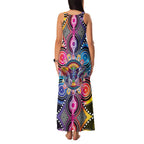 Australia Indigenous Autism Awareness Family Matching Tank Maxi Dress and Hawaiian Shirt Its Okay To Be Different