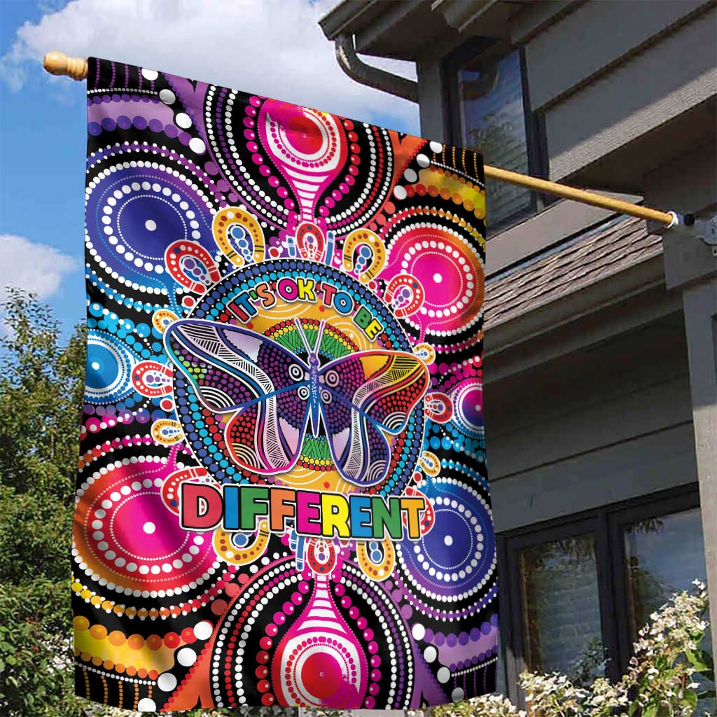 Australia Indigenous Autism Awareness Garden Flag Its Okay To Be Different
