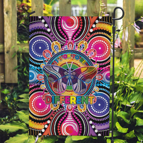 Australia Indigenous Autism Awareness Garden Flag Its Okay To Be Different