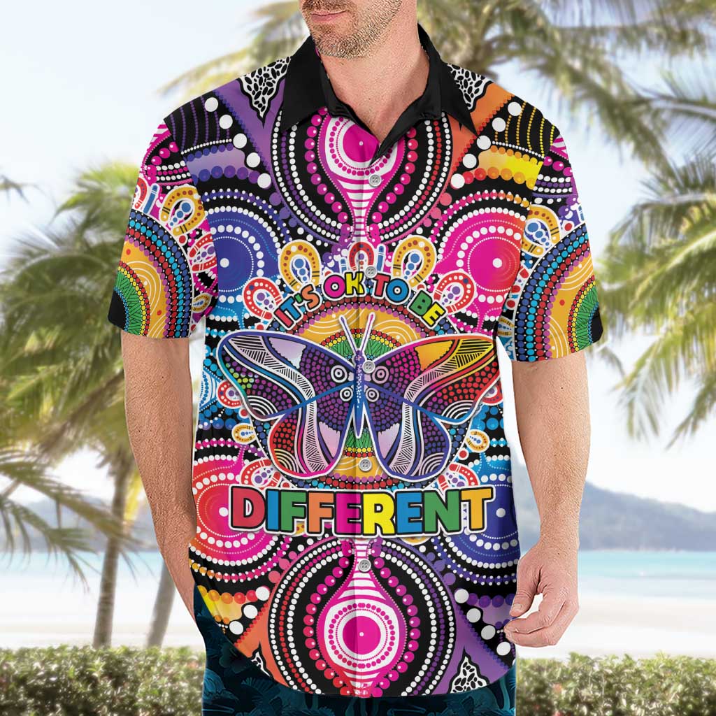 Australia Indigenous Autism Awareness Hawaiian Shirt Its Okay To Be Different