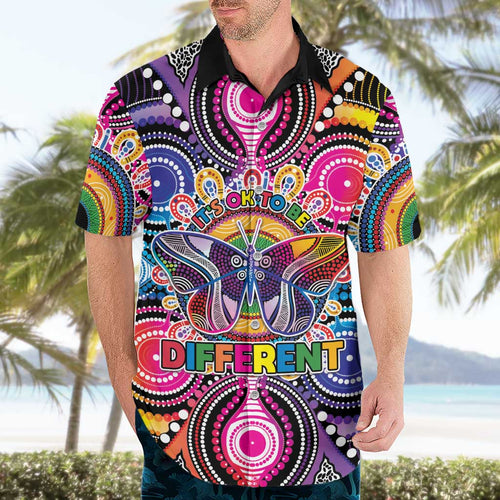 Australia Indigenous Autism Awareness Hawaiian Shirt Its Okay To Be Different