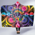 Australia Indigenous Autism Awareness Hooded Blanket Its Okay To Be Different