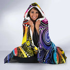 Australia Indigenous Autism Awareness Hooded Blanket Its Okay To Be Different