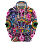 Australia Indigenous Autism Awareness Hoodie Its Okay To Be Different