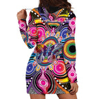 Australia Indigenous Autism Awareness Hoodie Dress Its Okay To Be Different
