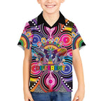 Australia Indigenous Autism Awareness Kid Hawaiian Shirt Its Okay To Be Different