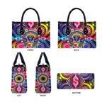 Australia Indigenous Autism Awareness Leather Bag Its Okay To Be Different