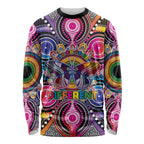 Australia Indigenous Autism Awareness Long Sleeve Shirt Its Okay To Be Different