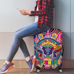 Australia Indigenous Autism Awareness Luggage Cover Its Okay To Be Different