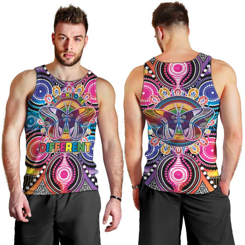 Australia Indigenous Autism Awareness Men Tank Top Its Okay To Be Different