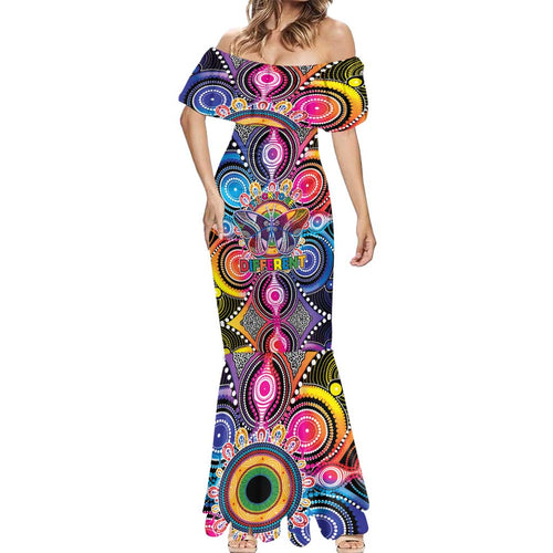 Australia Indigenous Autism Awareness Mermaid Dress Its Okay To Be Different