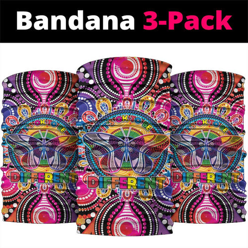 Australia Indigenous Autism Awareness Neck Gaiter Its Okay To Be Different