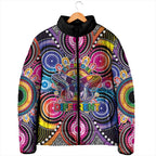 Australia Indigenous Autism Awareness Padded Jacket Its Okay To Be Different