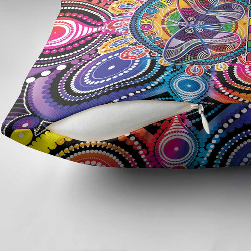 Australia Indigenous Autism Awareness Pillow Cover Its Okay To Be Different