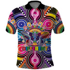 Australia Indigenous Autism Awareness Polo Shirt Its Okay To Be Different