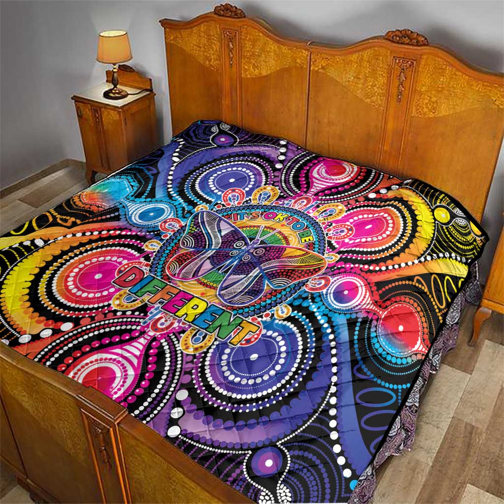 Australia Indigenous Autism Awareness Quilt Its Okay To Be Different